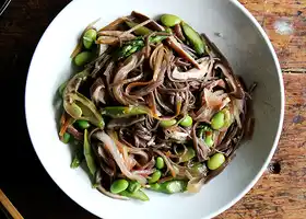 Vegetable Chow Mein-ish with Asparagus recipe