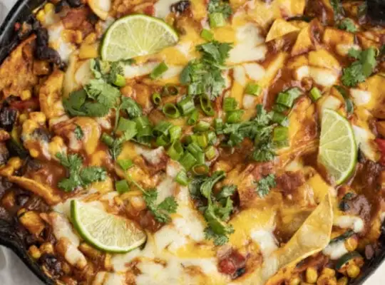 Stashcook | One-Skillet Vegetarian Enchilada Casserole
