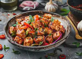 Crispy Tofu Stir Fry with Spicy Glaze recipe