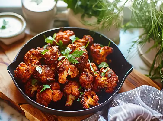 Easy 30 Minute Cauliflower Wings Recipe