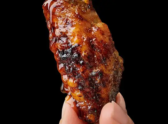 Stashcook | Air fryer chicken wings with pomegranate glaze