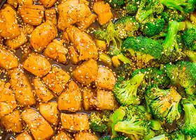 15-Minute Skillet Sesame Chicken with Broccoli recipe