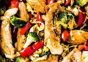 Chicken Cabbage Stir Fry Recipe recipe