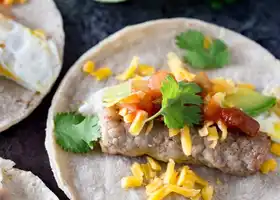 Easy (5 Min) Breakfast Tacos recipe