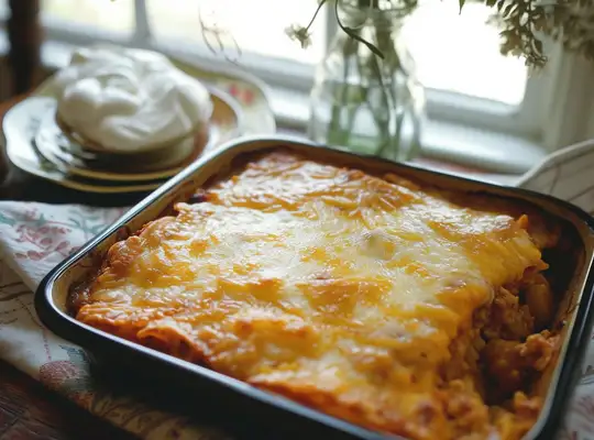 Easy 30 Minute Enchilada Casserole Recipe