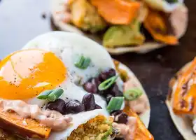 Crispy Avocado Breakfast Tacos recipe