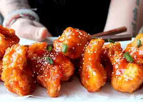 Sweet Chili Habanero Glazed Cauliflower Wings [Vegan] recipe