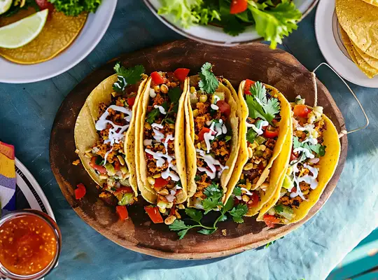 Easy 30 Minute Vegetarian Tacos Recipe