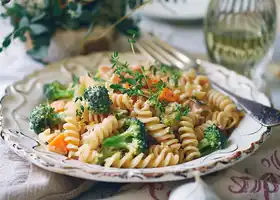 Cheesy Tuna and Vegetable Fusilli recipe