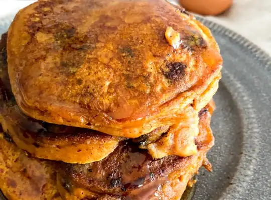 Stashcook | Chocolate Chip Pumpkin Pancakes