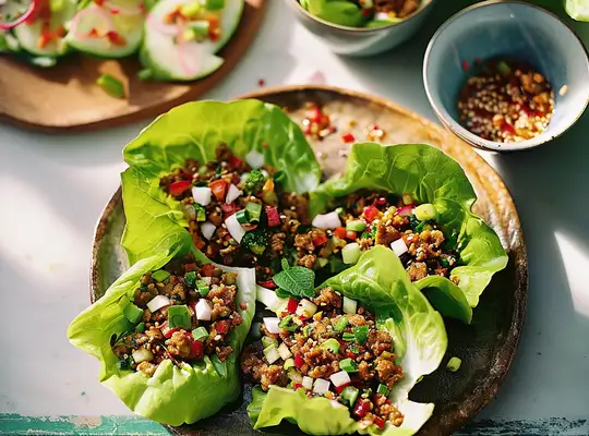 Dairy Free Pork Lettuce Wraps Recipe