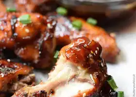 Oven Baked Spicy Teriyaki Chicken Wings recipe