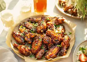 Honey Garlic Wings recipe