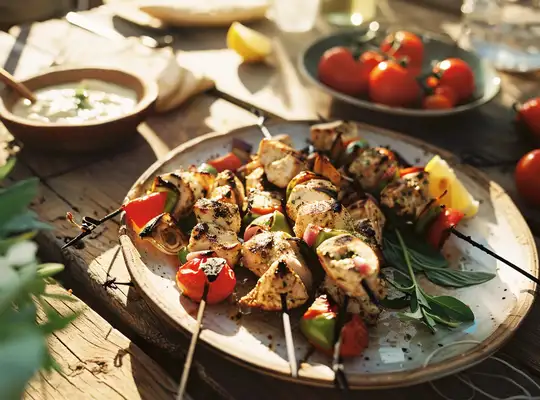 Stashcook | Greek Chicken Skewers