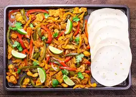 Sheet Pan Chicken Fajitas recipe