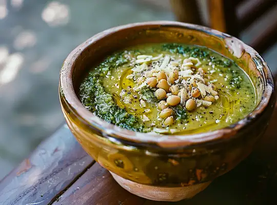 Stashcook | White Bean & Kale Pesto Soup