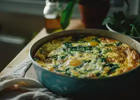 Spinach and Feta Frittata recipe