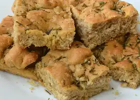 Whole-Wheat Rosemary Focaccia Bread recipe