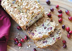 Cranberry Oat and Honey Bread recipe