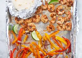 Family Favorite Sheet Pan Shrimp Tacos recipe