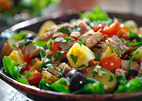Mediterranean Tuna and Potato Salad recipe