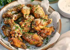 Easy 30 Minute Garlic Parmesan Wings recipe
