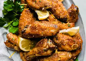 Golden Lemon Pepper Wings recipe