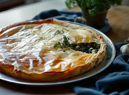 Stashcook | Beef and Spinach Phyllo Pie