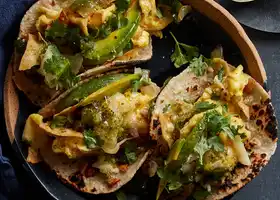 Migas Breakfast Tacos recipe