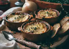 Hearty Beef and Gruyère Onion Soup recipe