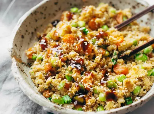 Stashcook | 15 Minute Cauliflower Fried Rice