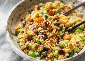 15 Minute Cauliflower Fried Rice recipe