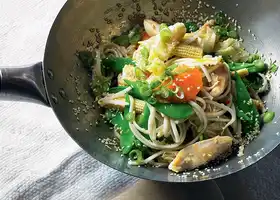 Sesame chicken stir-fry recipe