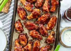 Baked BBQ Chicken Wings recipe