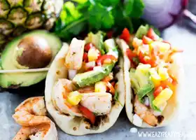 Naan Shrimp Tacos recipe