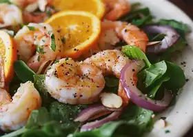 Citrus Shrimp and Mixed Greens Salad recipe