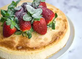 Keto Baked New York Cheesecake recipe