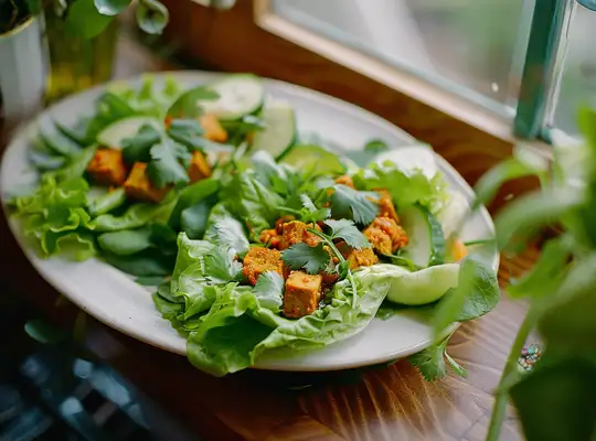 Spiced Tofu Lettuce Wraps