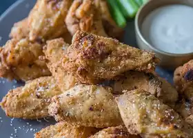 Garlic Salt and Pepper Wings recipe