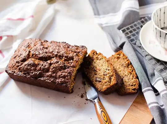 Stashcook | Spiced Dark Chocolate Banana Bread [Vegan]