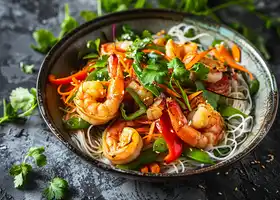 Curried Shrimp and Vegetable Stir Fry recipe