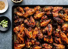 Oven-Baked Teriyaki Chicken Wings recipe