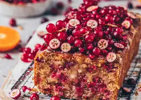 Cranberry Orange Bread (Vegan Loaf) recipe