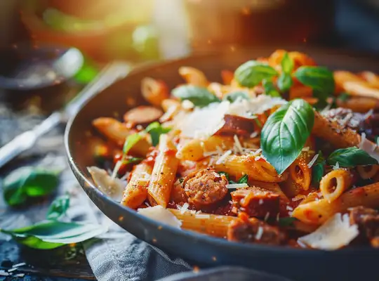 Stashcook | Spicy Italian Sausage Penne