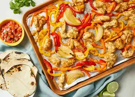 Sheet Pan Chicken Fajitas recipe