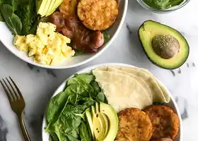 Breakfast Taco Bowls with Soft-Scrambled Eggs + Bacon recipe