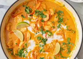 Red Shrimp Coconut Curry recipe