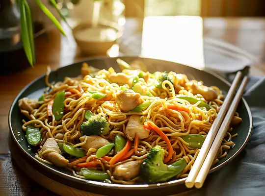 Easy 30 Minute Chicken Lo Mein Recipe