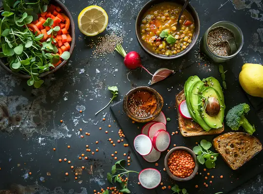 Stashcook | Hearty Lentil Vegetable Soup with Avocado Toast