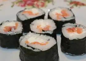 Smoked Salmon Sushi recipe
